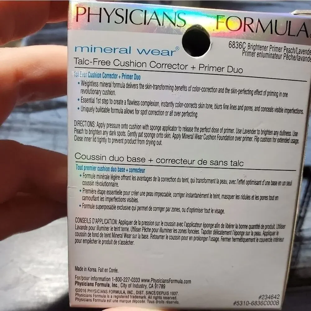 Physician's Formula PF Talc-Free Cushion Corrector plus Primer‎